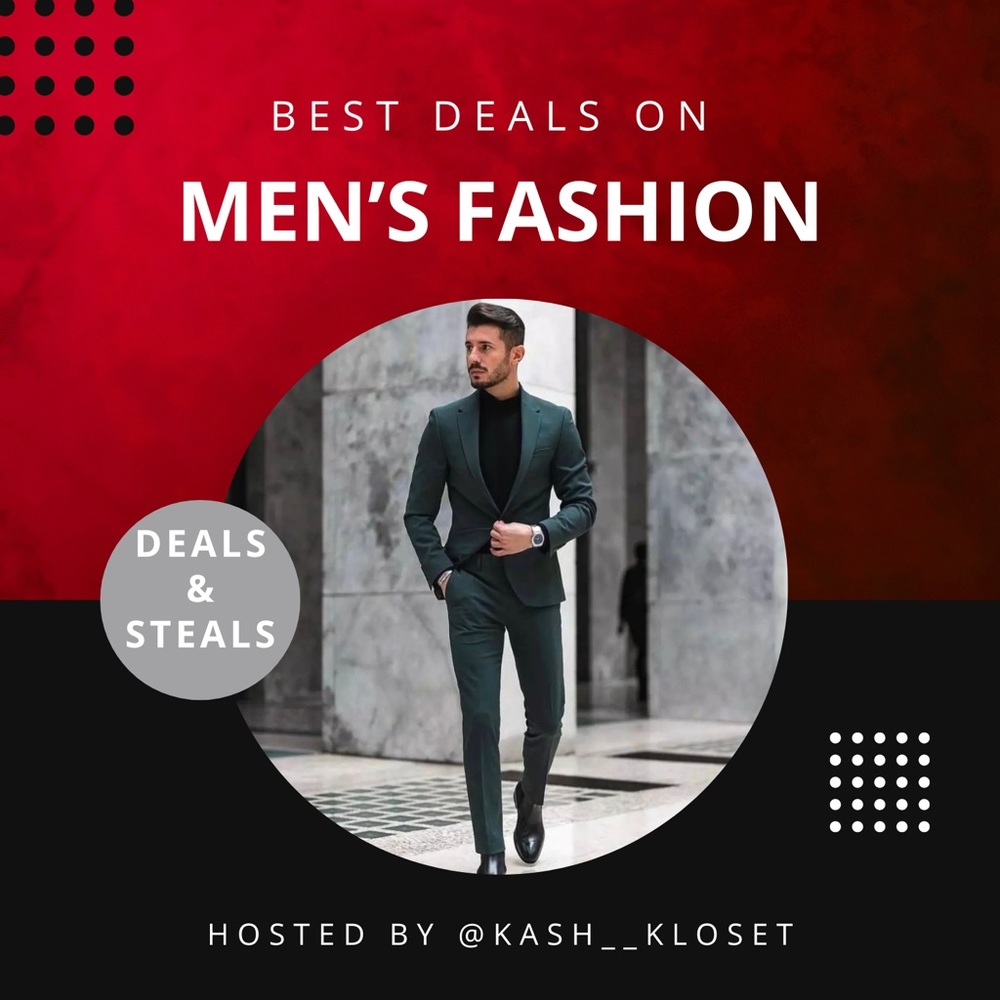 PoshShow Mens Cleanout! 10•04•22 AT 9:30 EST YOU DONT WANT TO MISS IT!